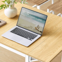 Songmics Folding Dining Table, Drop Leaf Extendable, For Small Spaces, Seats 2-4 People, Industrial, 78 X 120 X 76.2 Cm - thumbnail 4