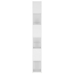 Berkfield Book Cabinet Room Divider White 100X24X188 Cm - thumbnail 6