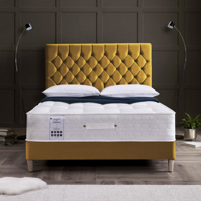Rest Relax Hardwick 1500 Pocket Sprung Tufted Mattress White - image 1