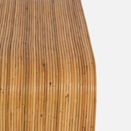 Sweeek - Bench End Of Bed In Natural Rattan 100Cm Rounded Edges W 100 X D 45 X H 40Cm - thumbnail 3