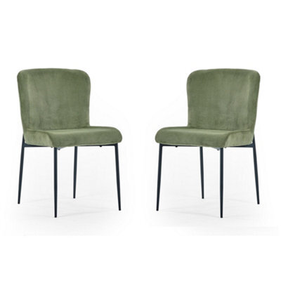 Oakham Thornbury Elegant Green Dining Chairs - Set Of 2 - image 1