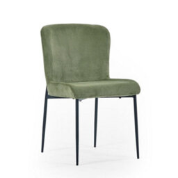 Oakham Thornbury Elegant Green Dining Chairs - Set Of 2 - thumbnail 2