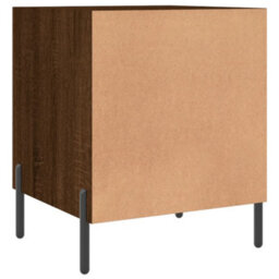 Berkfield Bedside Cabinet Brown Oak 40X40X50 Cm Engineered Wood - thumbnail 8