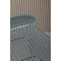 Orsina Grey Pp Seat Bar Stool, Easy To Clean Kitchen Bar Stool, Footrest Bar Stool, Space-Saver Breakfast Stool - thumbnail 9