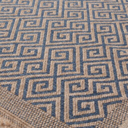 The Rugs Nature Collection Outdoor Rug In Blue 5100B - thumbnail 4
