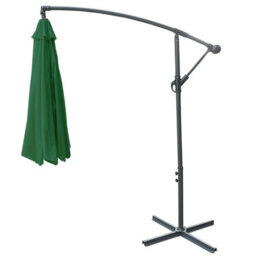 Sundaze Green 3M Garden Banana Parasol Cantilever Umbrella With Adjustable Crank Patio Sun Shade - thumbnail 3