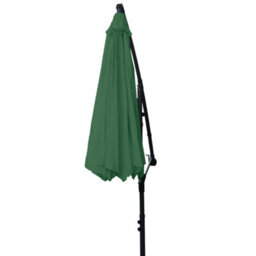 Sundaze Green 3M Garden Banana Parasol Cantilever Umbrella With Adjustable Crank Patio Sun Shade - thumbnail 5