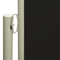 Berkfield Patio Retractable Side Awning 117X600 Cm Black - thumbnail 3