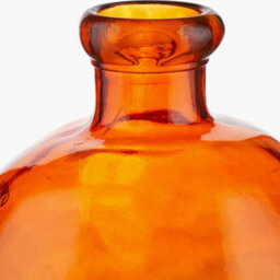 Pacific Lifestyle Organic-Shaped Vase In Orange Recycled Glass - thumbnail 5