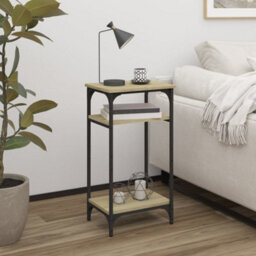 Berkfield Industrial Side Table Sonoma Oak 40X30X75 Cm Engineered Wood - thumbnail 2