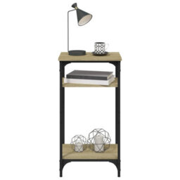 Berkfield Industrial Side Table Sonoma Oak 40X30X75 Cm Engineered Wood - thumbnail 5