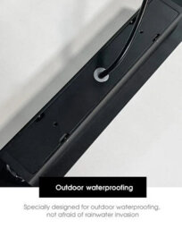 Led Wall Lamp  Black Body Warm White Indoor And Bedroom Lighting - thumbnail 3