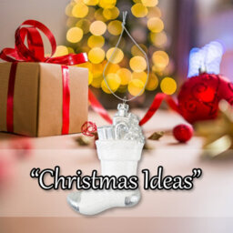 Christmas Tree Decoration Silver White Stocking Ornament X - thumbnail 5
