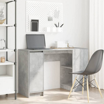 Walplus Desk Concrete Grey 120X42X76 Cm Engineered Wood - image 1