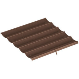 Outsunny 2.55X2.5 M Pergola Cover Replacement For 3X3 M Frame, Brown - thumbnail 2
