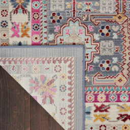 Vintage Kashan Vka05 Grey Multi Rug By Nourison-71 X 230 (Runner) - thumbnail 7
