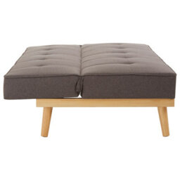 Orsina 3 Seat Grey Sofa Bed, Comfy Padded Velvet Seat, Built To Last Bedroom Sofa, Easy To Clean Lounge Sofa - thumbnail 9