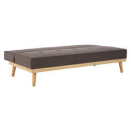 Orsina 3 Seat Grey Sofa Bed, Comfy Padded Velvet Seat, Built To Last Bedroom Sofa, Easy To Clean Lounge Sofa - thumbnail 8