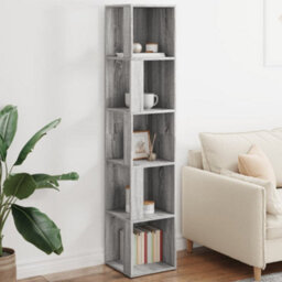 Vidaxl Corner Cabinet Grey Sonoma 33X33X164.5 Cm Engineered Wood - thumbnail 1
