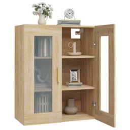 Berkfield Hanging Wall Cabinet Sonoma Oak 69.5X34X90 Cm - thumbnail 7