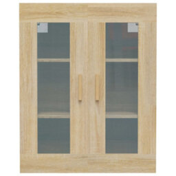 Berkfield Hanging Wall Cabinet Sonoma Oak 69.5X34X90 Cm - thumbnail 3