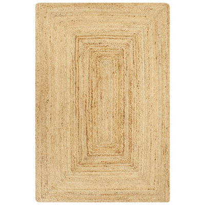 Berkfield Handmade Rug Jute Natural 120X180 Cm