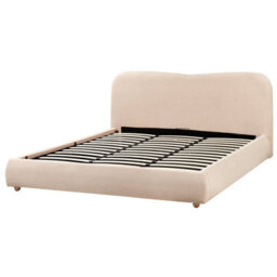 Beliani Ottoman Bed Boucle Blagnac 180 X 200 Cm (Eu Super King) Beige - thumbnail 6