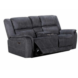 Furnishings For Less UK Cassandra 3 + 2 Electric Recliner Sofa Set Grey Fabric Usb - thumbnail 6