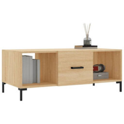 Berkfield Coffee Table Sonoma Oak 102X50X40 Cm Engineered Wood - thumbnail 3