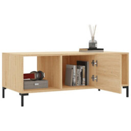 Berkfield Coffee Table Sonoma Oak 102X50X40 Cm Engineered Wood - thumbnail 4