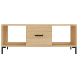 Berkfield Coffee Table Sonoma Oak 102X50X40 Cm Engineered Wood - thumbnail 5