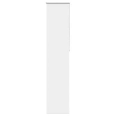 Berkfield Roller Blind Blackout White 40X230 Cm Fabric Width 35.7 Cm Polyester - image 1