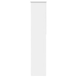Berkfield Roller Blind Blackout White 40X230 Cm Fabric Width 35.7 Cm Polyester