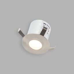 Litecraft Recessed Brushed Steel Warm White Led Outdoor Decking Lights - thumbnail 3