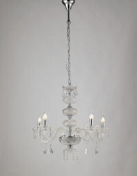 Luminosa Lighting Luminosa Incanto 5 Light Chandeliers Chrome, Crystal 69X79Cm - thumbnail 3