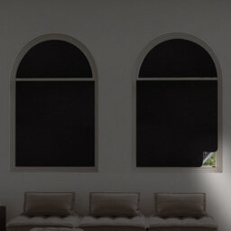 Marlow 2Pc Blackout Blinds Stick On 100% Blockout Curtain Window Shades Film - thumbnail 1