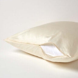Homescapes Cream Continental Pillowcase Organic Cotton 400 Tc, 80 X 80 Cm - thumbnail 3