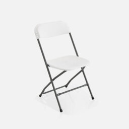 Sweeek - Pair Of Folding Plastic Reception Tables With 12 Chairs White 180X69.5X73.5 Cm - Fiesta - thumbnail 5