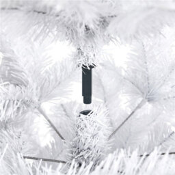 Yaheetech 4Ft Spruce Artificial Christmas Tree With Foldable Stand White - thumbnail 6