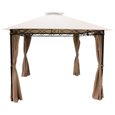 Glendale Garden & Leisure Marco Polo 3X3M Mocha Curtain Set - image 1