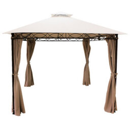 Glendale Garden & Leisure Marco Polo 3X3M Mocha Curtain Set - thumbnail 2