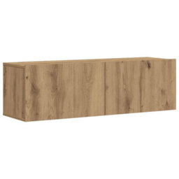 Berkfield 7 Piece Tv Cabinet Set Wall-Mounted Artisan Oak Engineered Wood - thumbnail 6