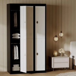 "Metal Locker Storage Cabinet Cupboard 71"" Tall Lockable Metal Locker With 2 Door" - thumbnail 5