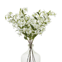 Hill Interiors Turks Cap Lily Spray Artificial Flower Green (One Size) - thumbnail 3