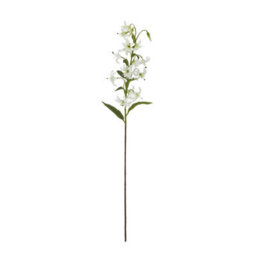 Hill Interiors Turks Cap Lily Spray Artificial Flower Green (One Size) - thumbnail 1