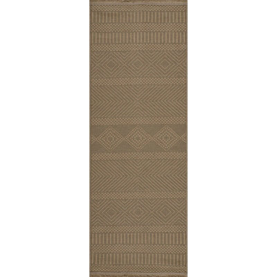 Livabliss Mystery-Washable Tan Beige Modern Living Dining Jute Rug 79 X 220 Cm Easy Care, Non Shedding - image 1