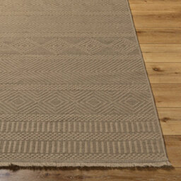 Livabliss Mystery-Washable Tan Beige Modern Living Dining Jute Rug 79 X 220 Cm Easy Care, Non Shedding - thumbnail 5