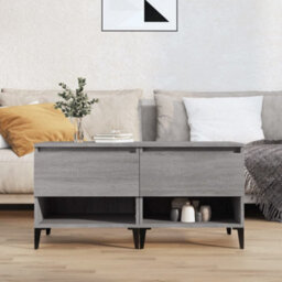 Berkfield Side Tables 2 Pcs Grey Sonoma 50X46X50 Cm Engineered Wood - thumbnail 1