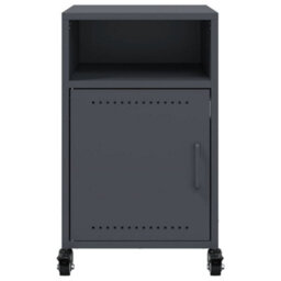 Berkfield Bedside Cabinets 2 Pcs Anthracite 36X39X59 Cm Steel - thumbnail 5