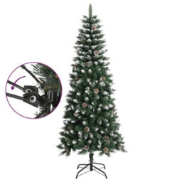 Walplus Artificial Christmas Tree With Stand Green 180 Cm Pvc - thumbnail 3